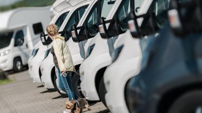 Wohnmobile beim Händler